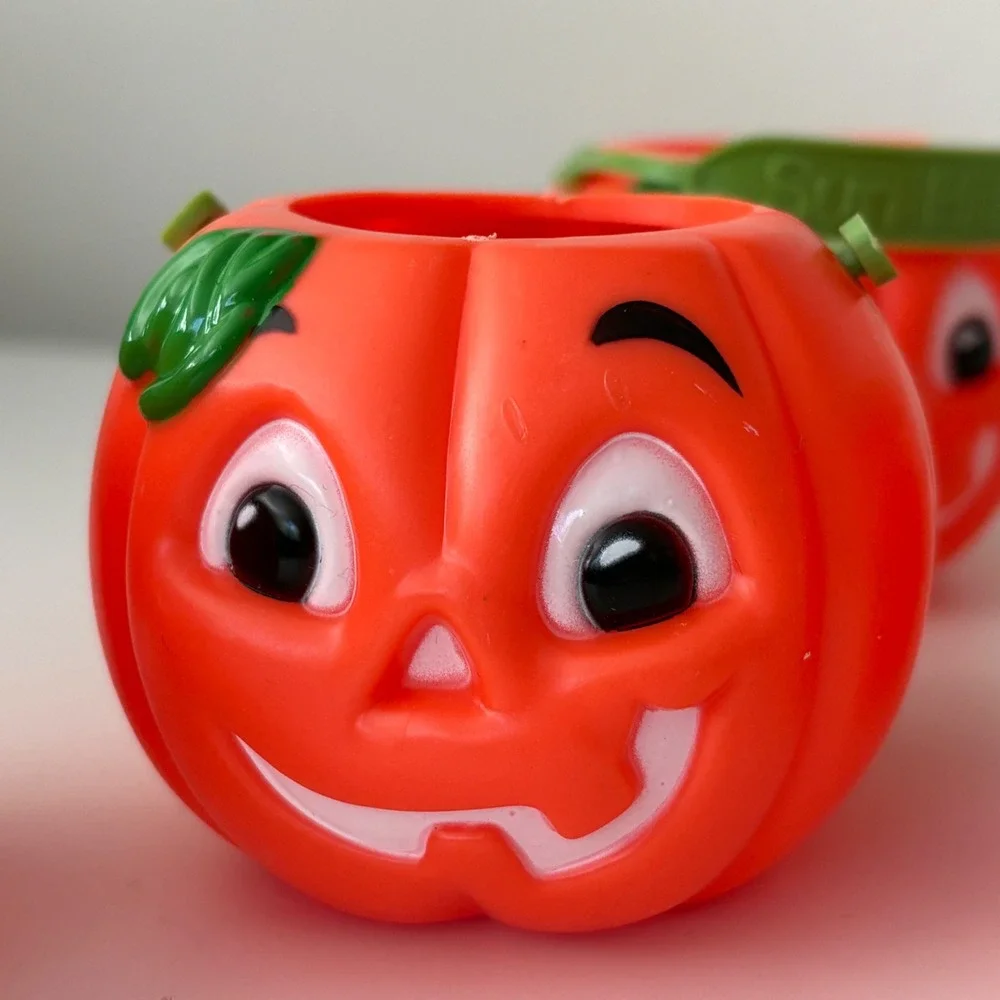 Sun Hill Halloween Pumpkin‎ Candy Buckets Treat Holders Party Favors Set of 5
